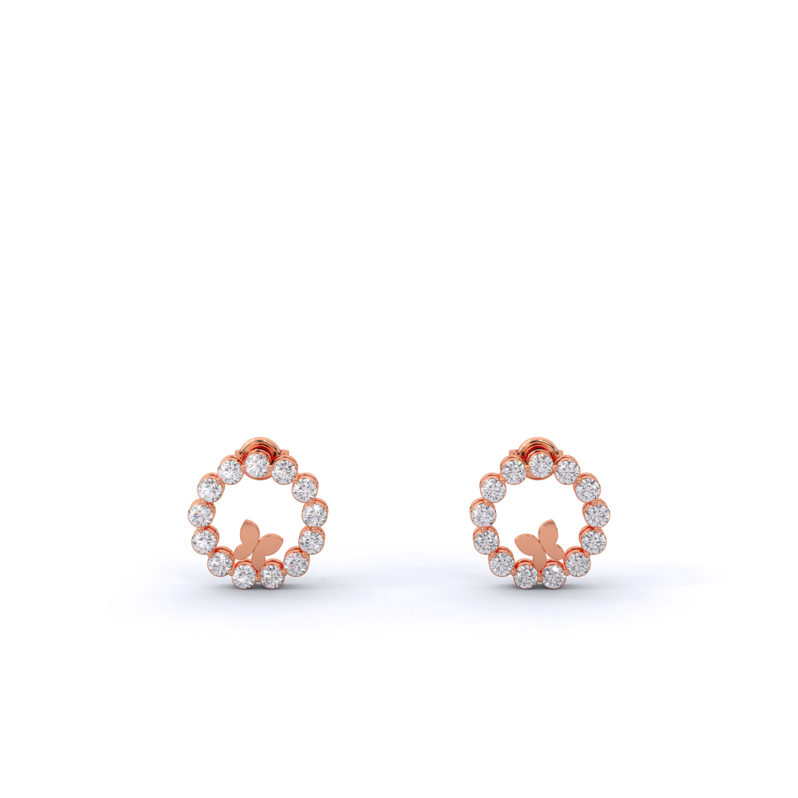 925 Sterling Silver Halo Circle Moissanite Diamond Stud Earrings | Fine Jewellery for Women - Image 10