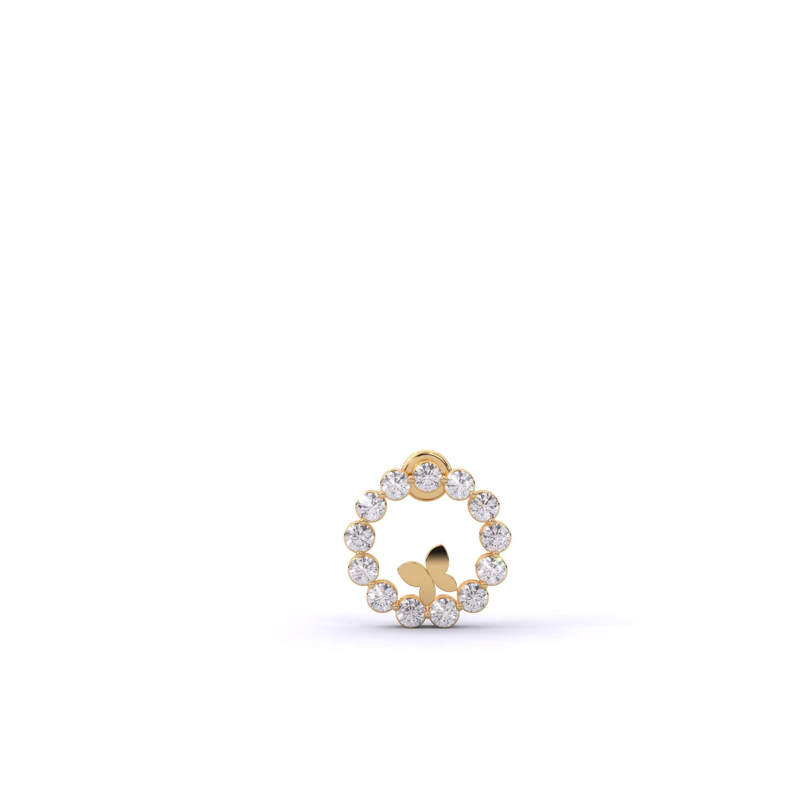 925 Sterling Silver Halo Circle Moissanite Diamond Stud Earrings | Fine Jewellery for Women - Image 8